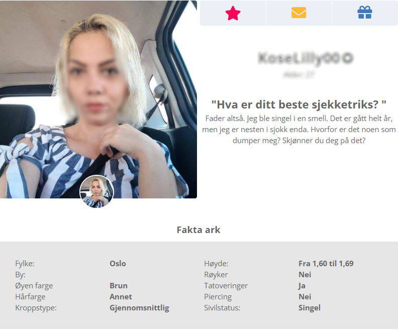 Dinfling: Registrer deg for å se profiler og del dine bilder trygt. Ingen panikkknapp tilgjengelig. Beskyttet med SSL-tilkobling. Opplev sikker nettdating.